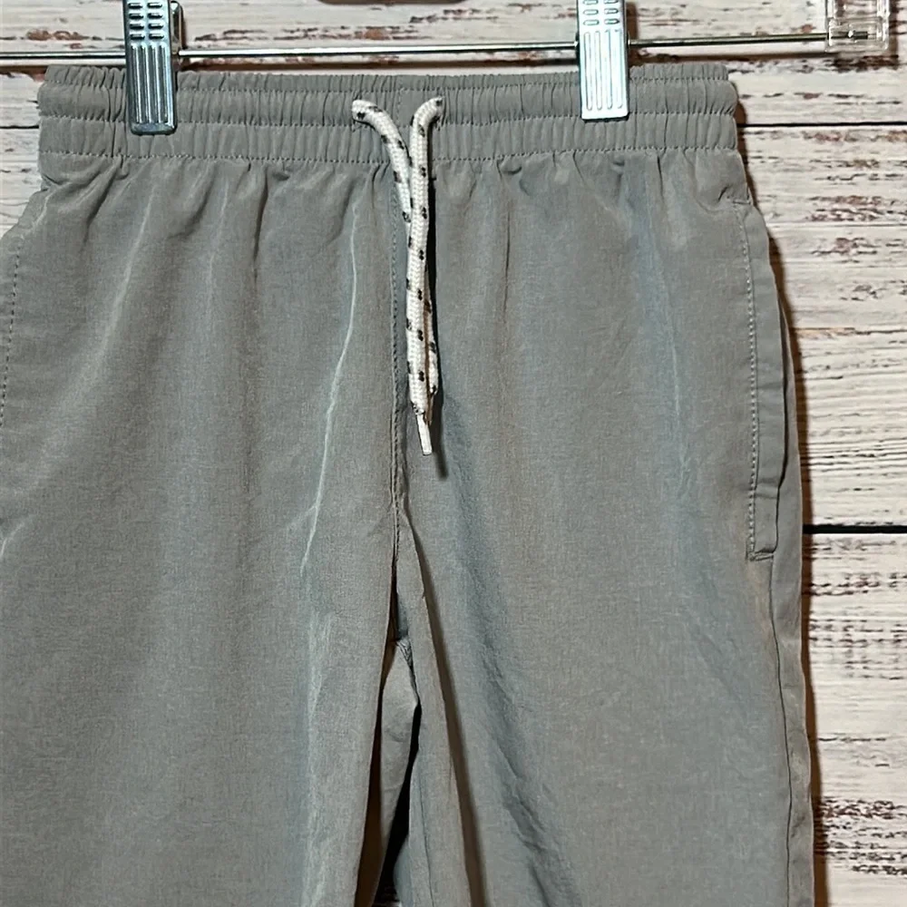 First Wave Pull-On Crosshatch Synthetic Shorts Gray 8 Big Boys